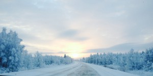 Pakkasen ja lumen kuorruttama talven satumaa